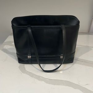 Salvatore Ferragamo Black Leather Tote